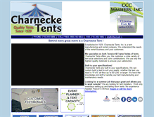 Tablet Screenshot of charnecketents.com